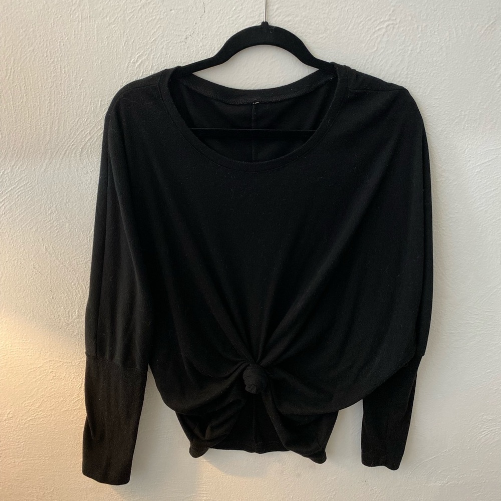 Black Basic Long-sleeve